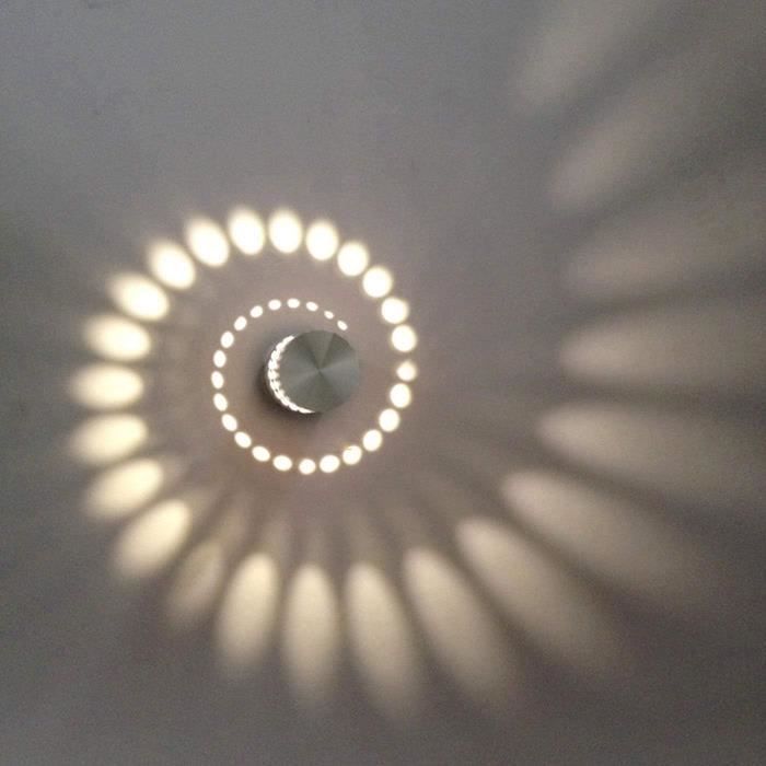 Aplique de pared LED, aplique de pared de aluminio, luz para baño, aplique de pared moderno - 3 piezas