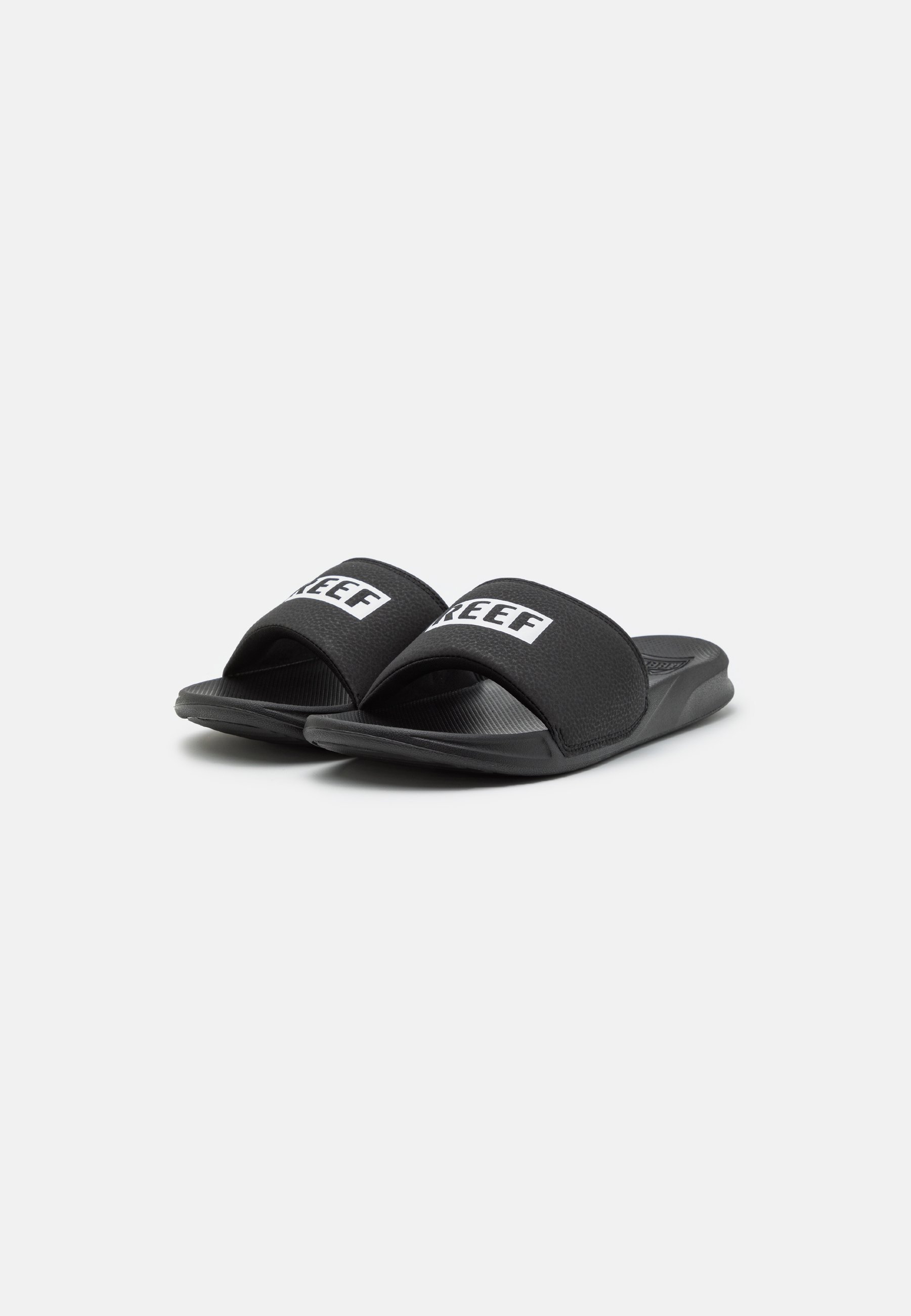 Reef ONE SLIDE - Mules - bianco/nero