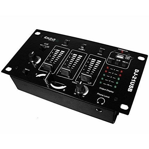 DJ-21USB 4-Channel 6-Input Mixer + USB