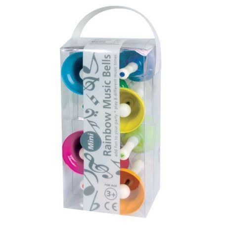 Muziekinstrument - Veelkleurige belletjes - 8 kleine belletjes - Plexiglas - Voor kinderen van 3 tot 6 jaar