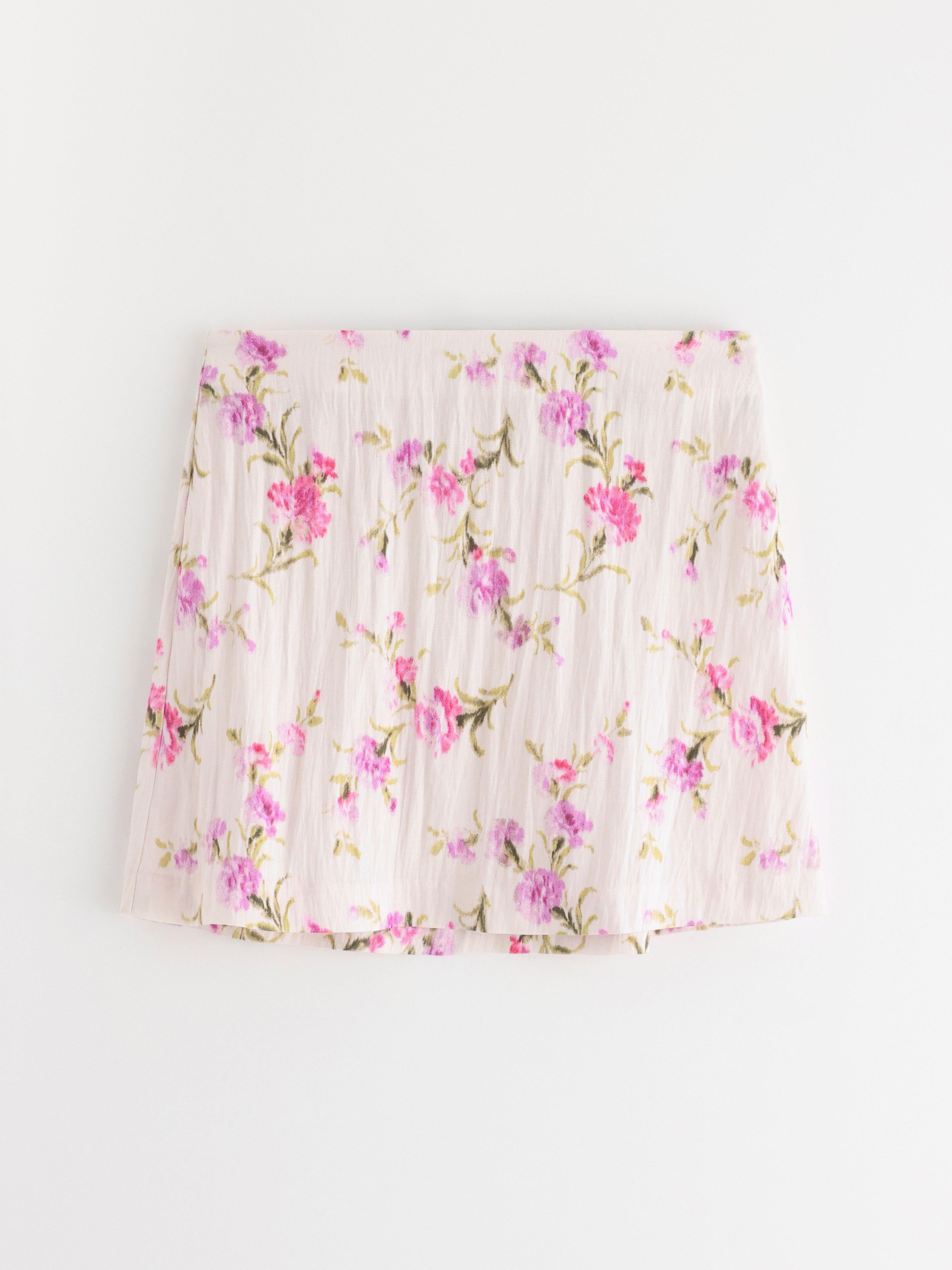 Minifalda beige