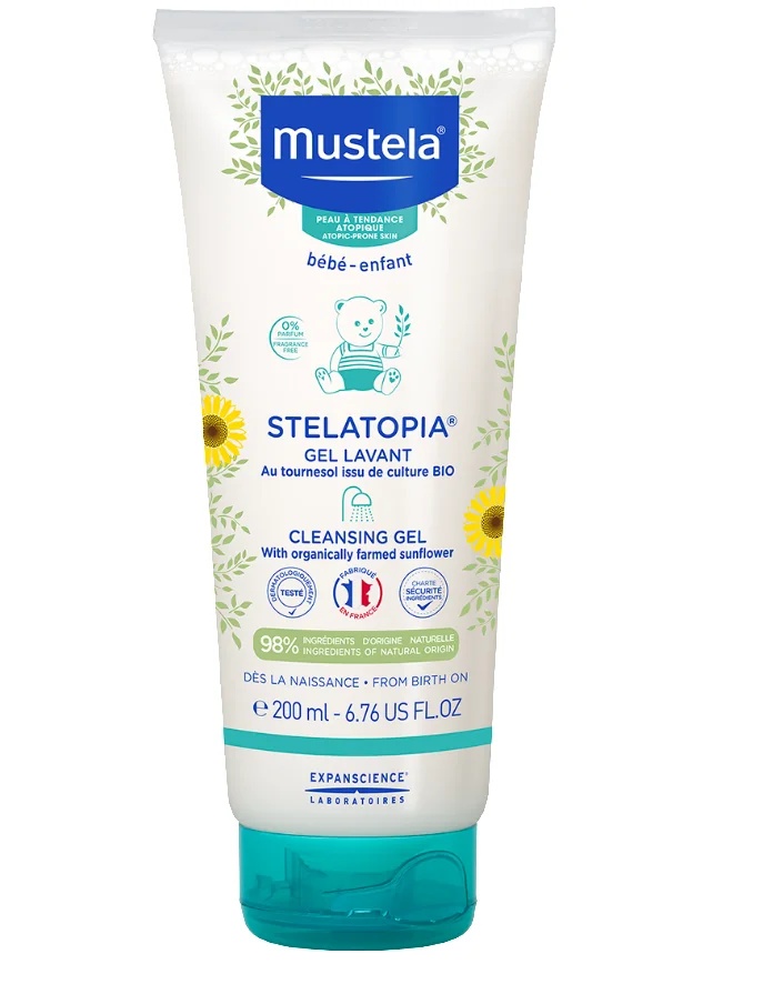 MUSTELA Mustela Stelatopia gel nettoyant 200 ml pour peau atopique