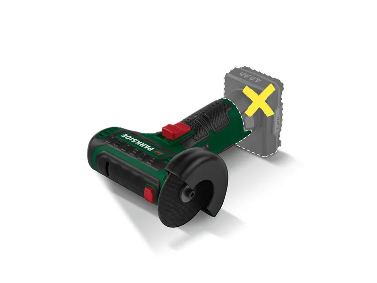 Esmerilhadeira angular sem fio PARKSIDE® PWSA 12 C2, 12V
