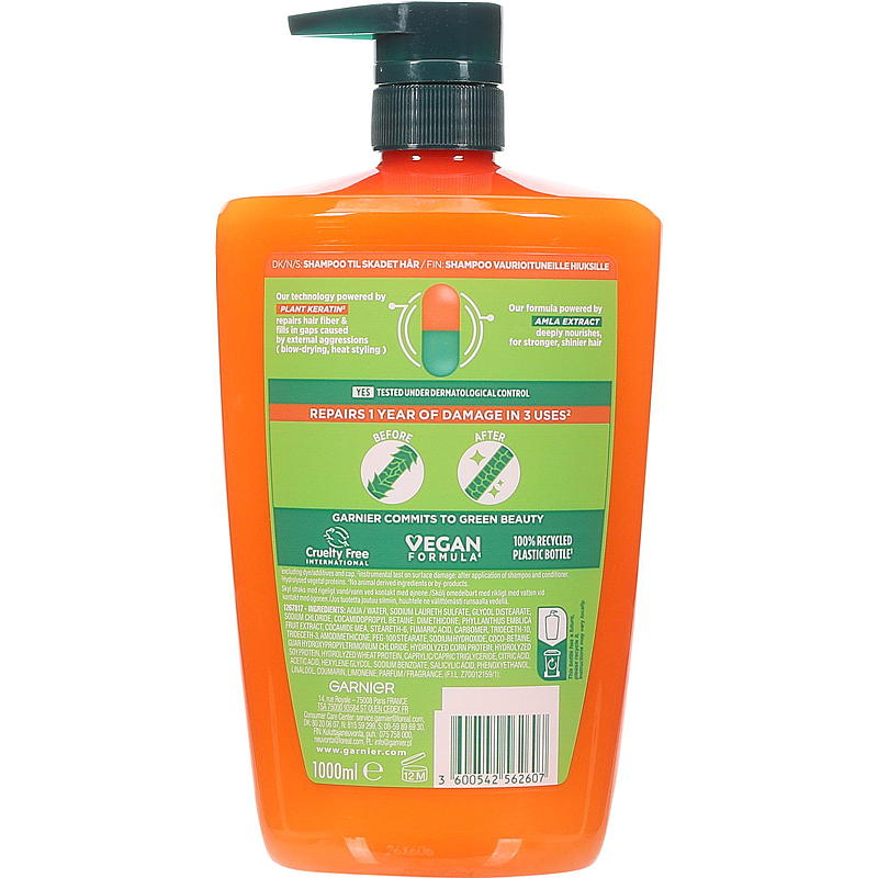 Fructis Fructis shampoo 1 l Vaarwel schade