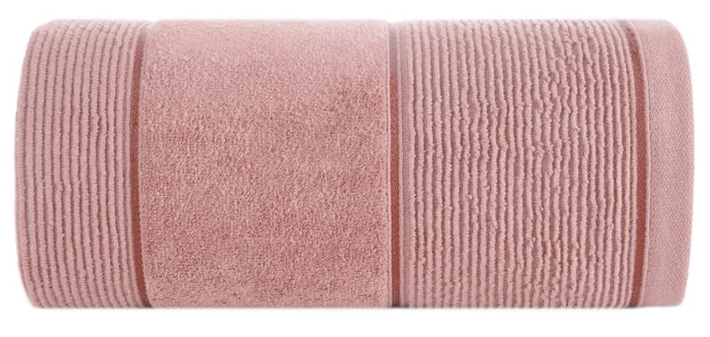 Ręcznik Emma 30x50 pudrowy różowy 500g/m2 frotte