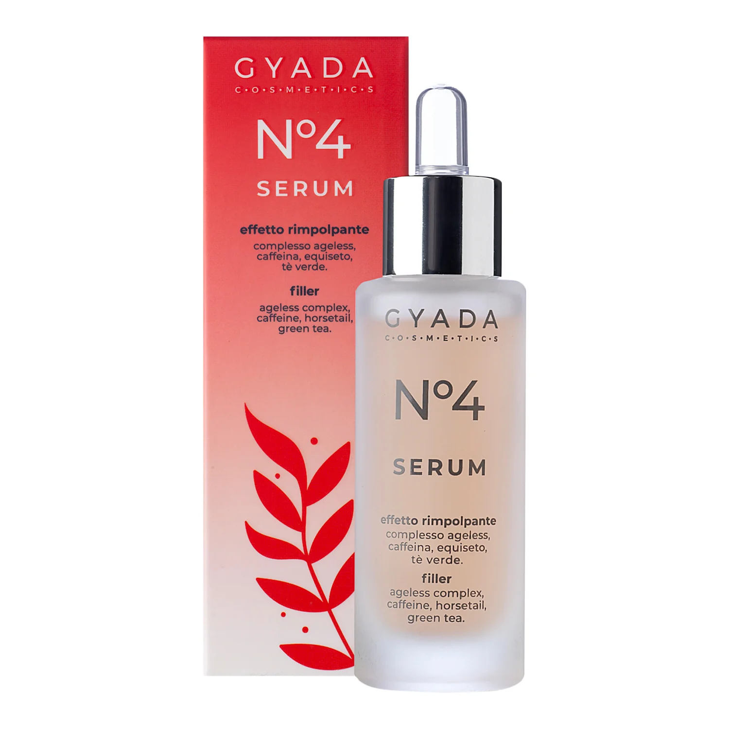 Face Serum Siero Viso N. 4 - Effetto Rimpolpante - Siero viso antirughe