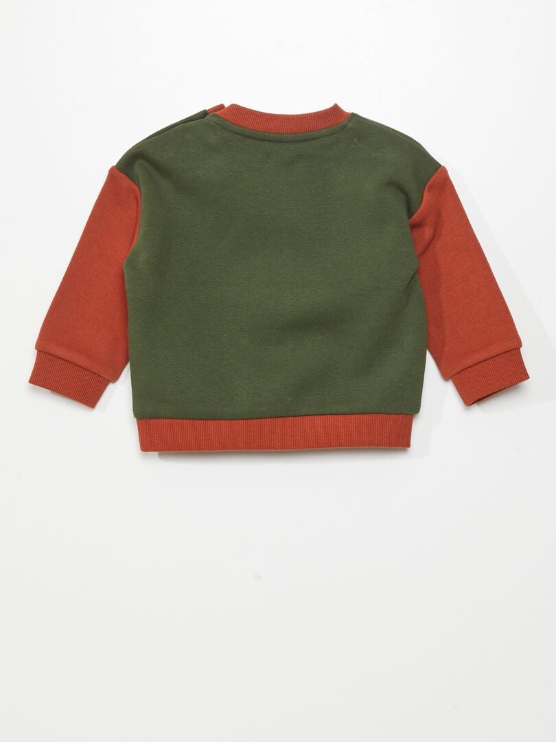 Fleece trui - GROEN