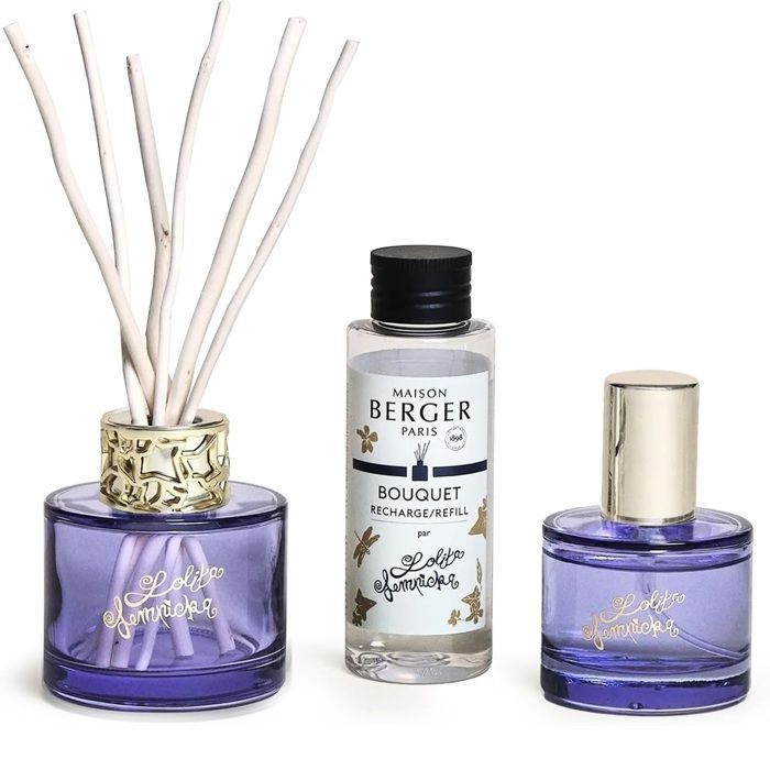 Lolita Lempicka Parme - Coffret Duo mini bouquet & spray d'intérieur - MAISON BERGER PARIS