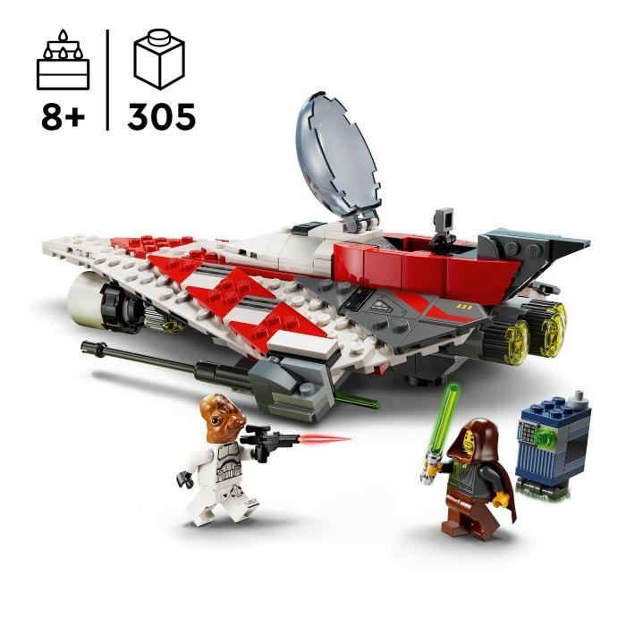 LEGO® Star Wars 75388 Le Chasseur Stellaire de Jedi Bob - Réplique Véhicule à Construire