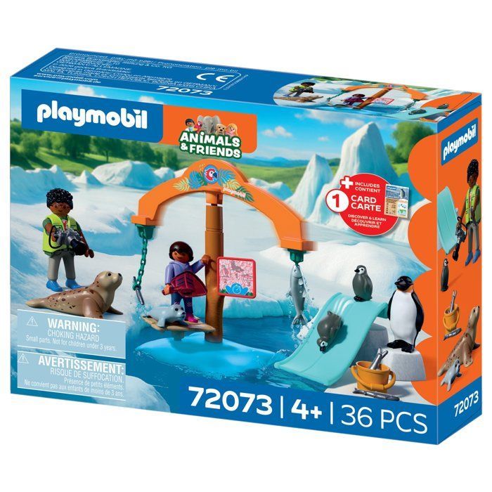 Playmobil 72073 Zoo : À la découverte de la banquise