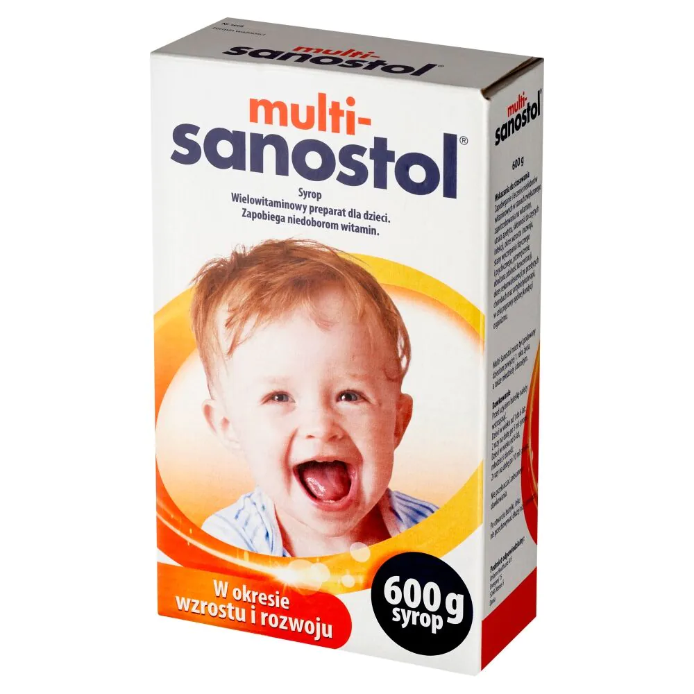 Multi-Sanostol Wielowitaminowy syrop dla dzieci, 600 g