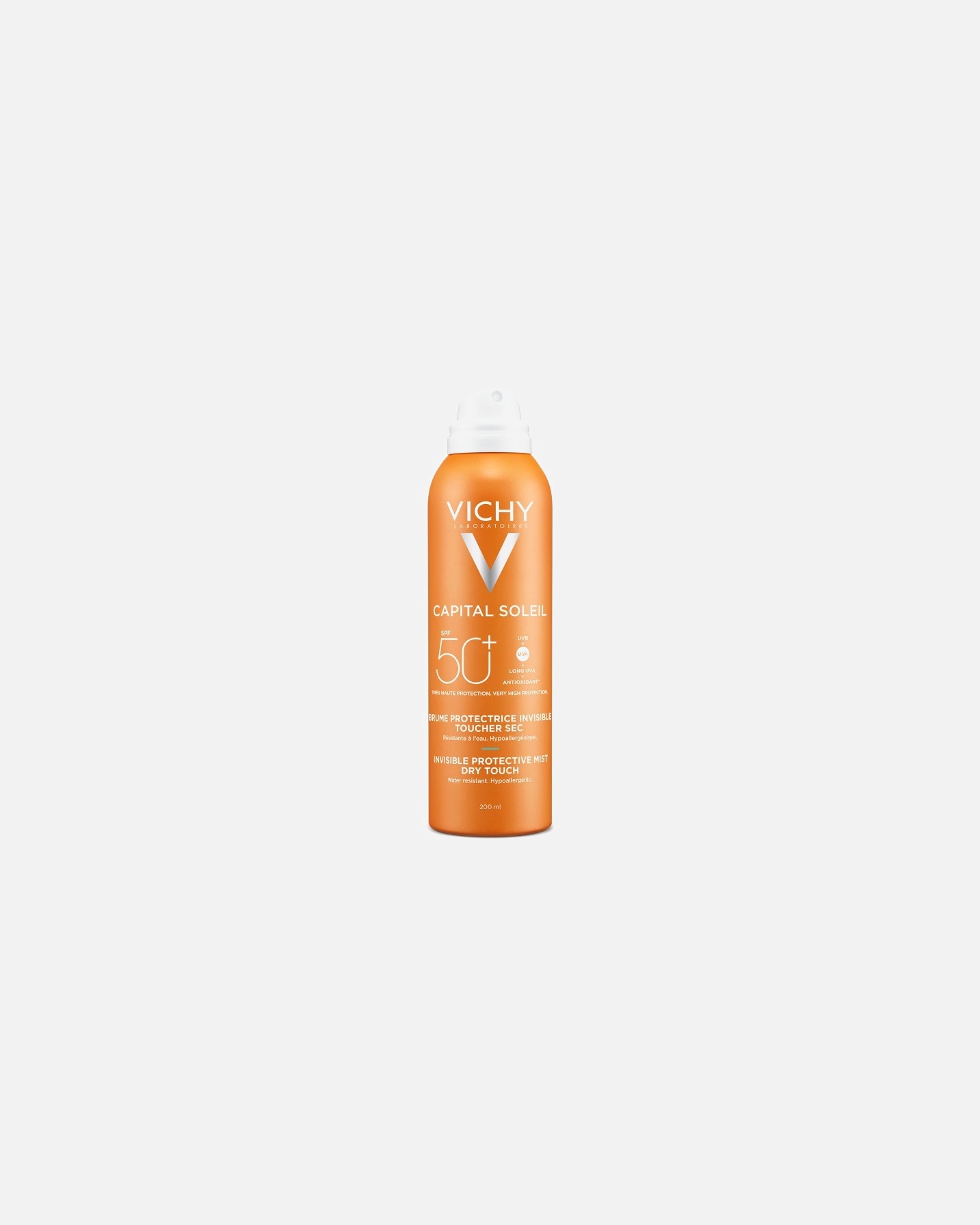 Vichy Capital Soleil Usynlig Beskyttende Mist Solspray Dry Touch SPF 50+ - 200 ml
