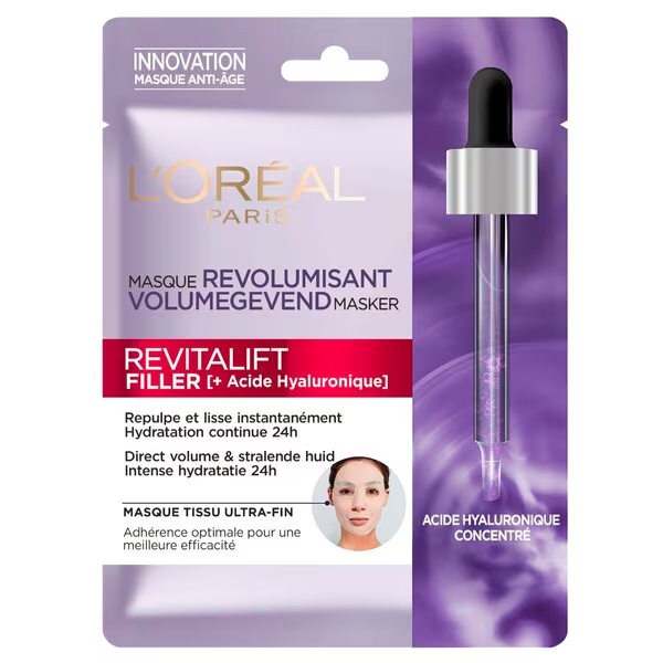 L'Oréal Paris Revitalift Filler Tissue Mask<br>9,1 ml - Normálna a zrelá pleť