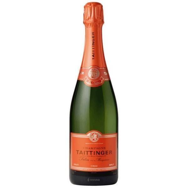 Botella Taittinger Folies de la Marquetterie 75cl - Juego de 6