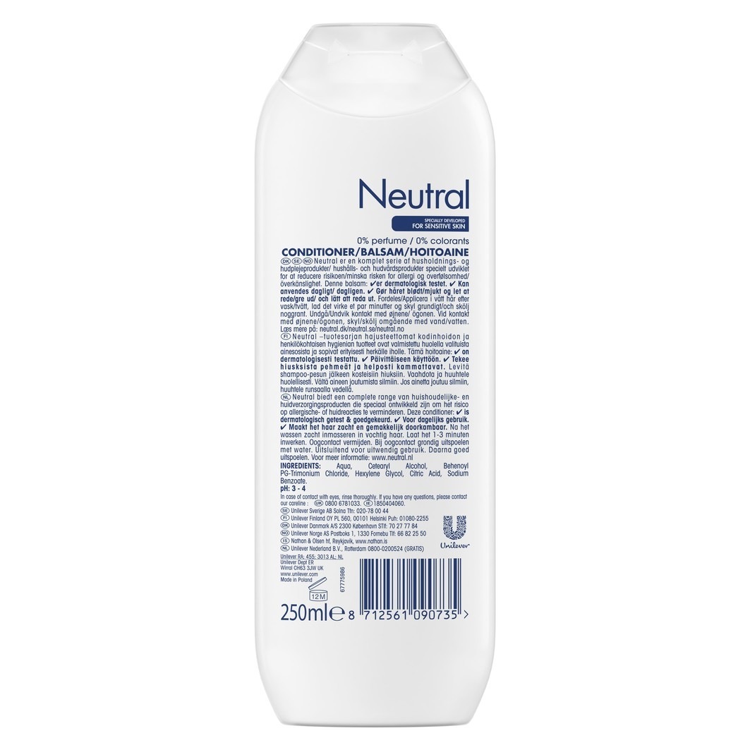 Neutrálny kondicionér - 250 ml