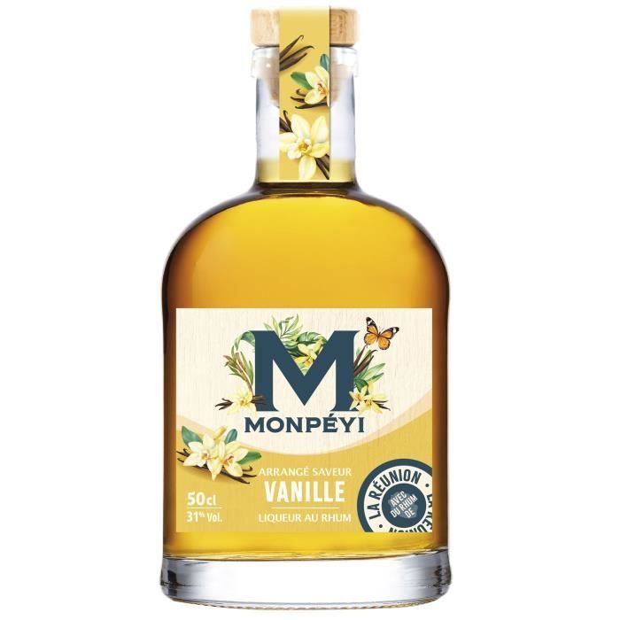 Monpéyi - Ron aromatizado - Vainilla - 31,0% vol. - 50 cl
