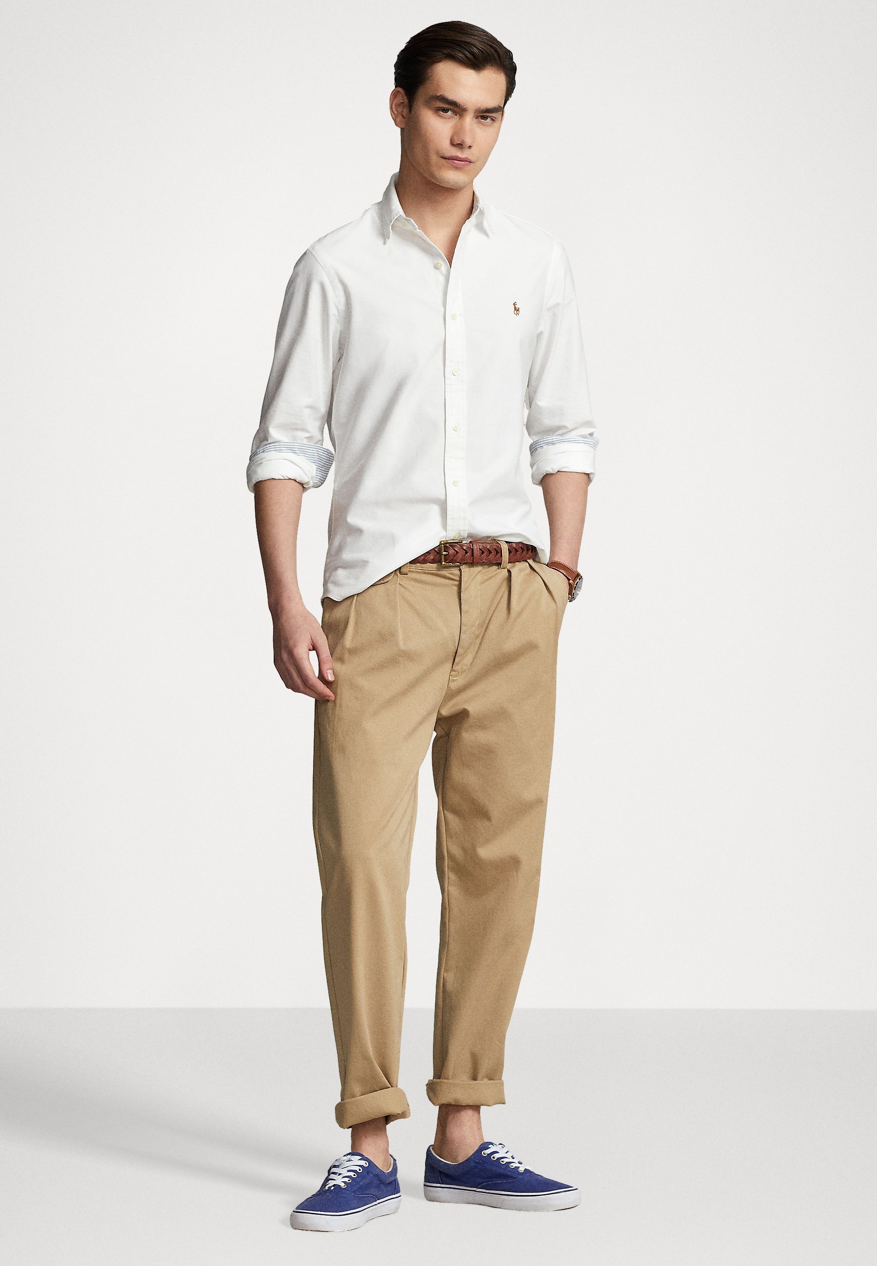 Polo Ralph Lauren LONG SLEAD SPORT SHIRT - Camicia - bianca