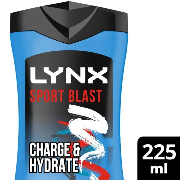 Sprchový gél Lynx Sport Blast 225 ml | Pánsky | Superdrug
