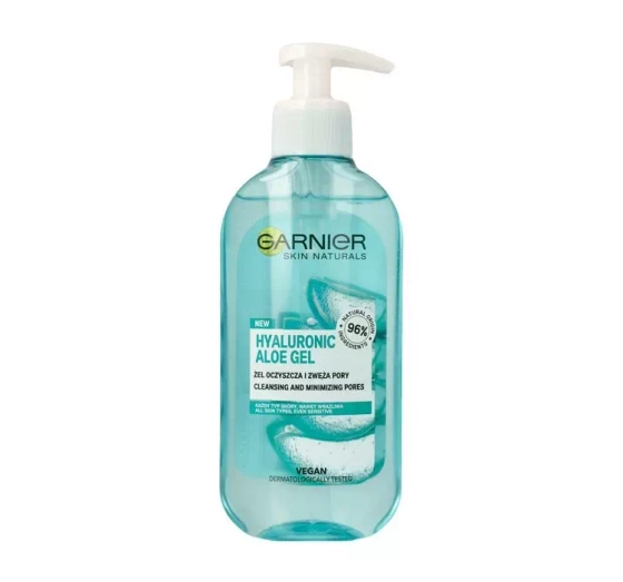 Garnier Hyaluronic Aloe żel oczyszczający i zwężający pory 200 ml