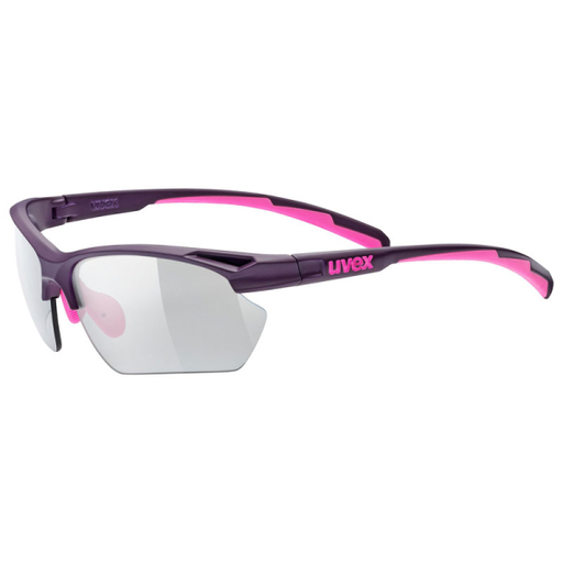 Uvex Sportstyle 802 Vario saulesbrilles purpursarkanā/rozā krāsā