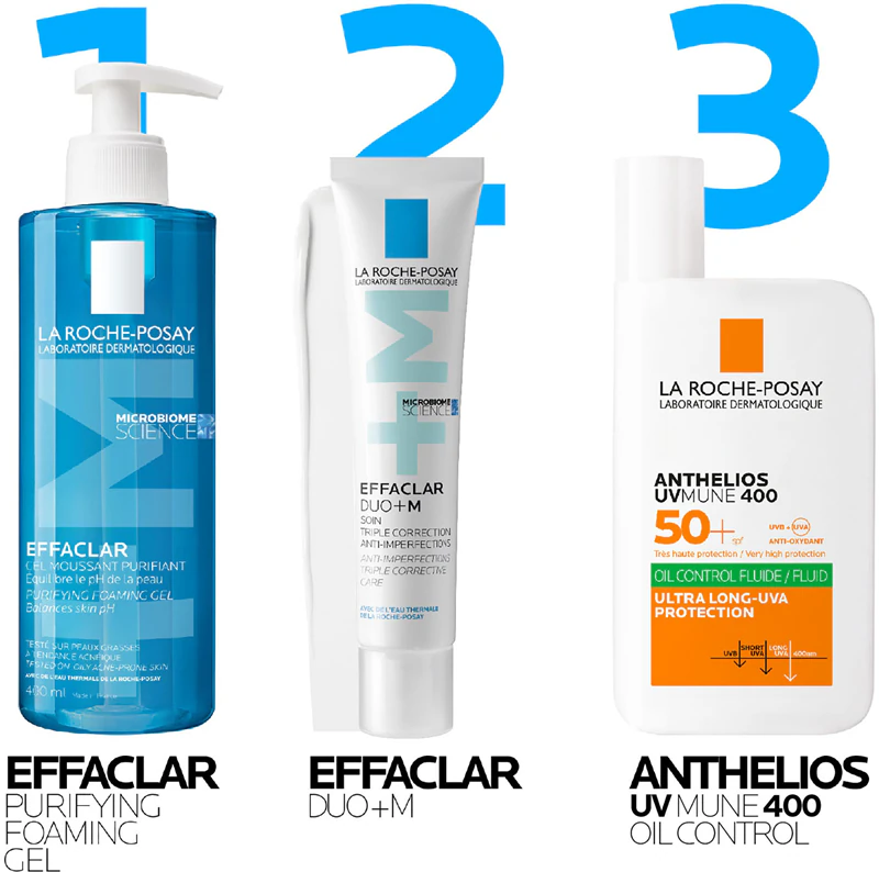 La Roche-Posay Effaclar schuimende reinigingsgel voor de vette en probleemhuid