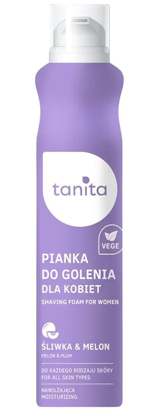 Tanita Vegan Pianka do golenia Śliwka & Melon 200ml