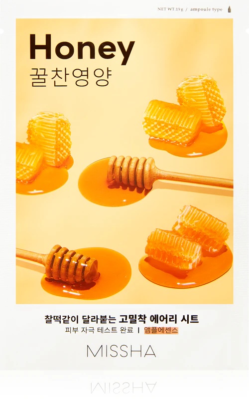 Missha Airy Fit Honey блистава маска за лице