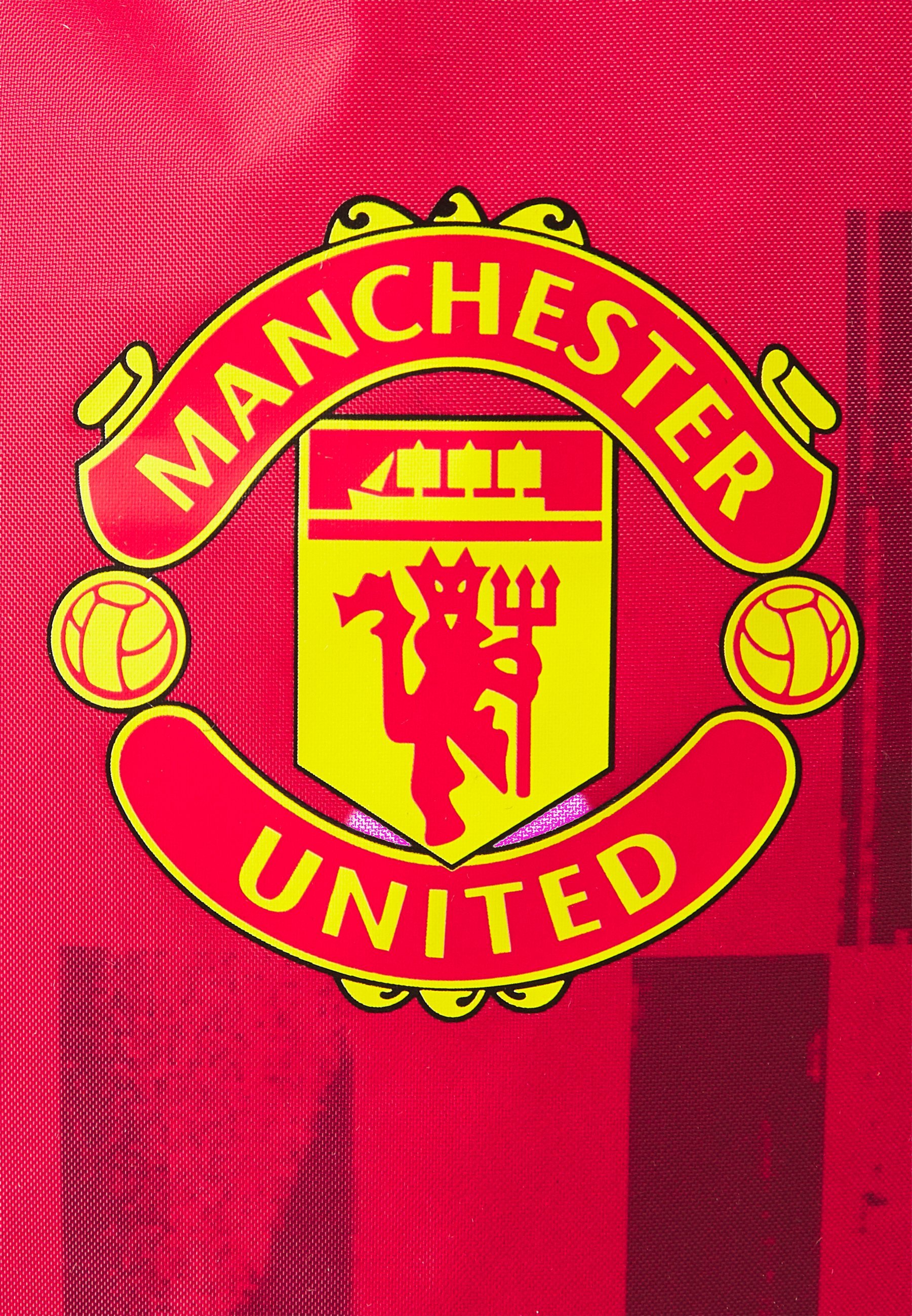 adidas Performance MUFC - MANCHESTER UNITED GRAPHIC GYMSACK - Plecak - czerwony/czarny