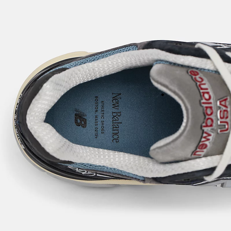 Męskie buty MADE in USA 990v3 - NB Navy z efektem Spring Tide