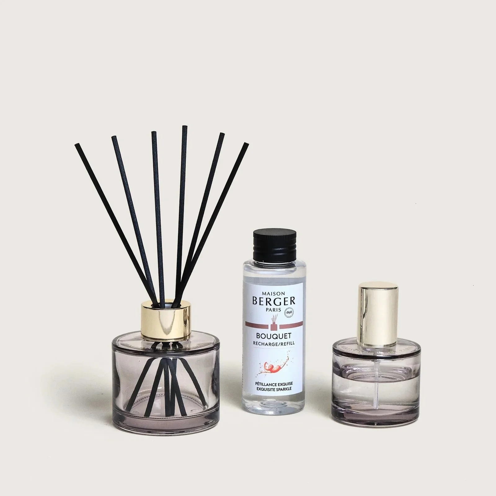 Bouquet Parfumé Cofanetto ROSALIE Duo Mini Bouquet e Spray - Pétillance Exquise - Diffusore di Profumo, Profumo per Diffusore