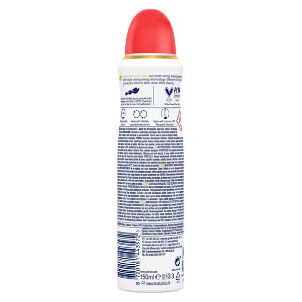 Dove Advanced Care Go Fresh Peach & White Blossom antiperspirant dezodorans sprej 150ml