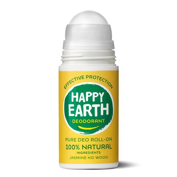 Dezodorant v roll-onu Happy Earth z vonjem 100 % naravnega jasmina in lesa ho<br>75 ml