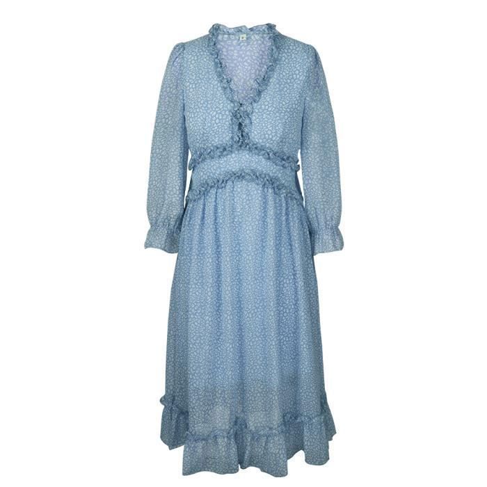 MOBIGARLAN Robe Femmes à imprimé pour Vêtements