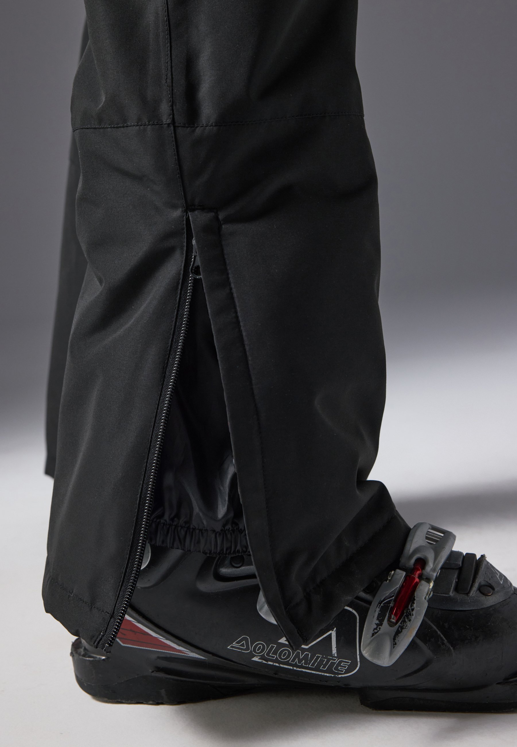 Even&Odd active SKI PANTS WITH ADJUSTABLE BELT - Skibukser - black/light pink
