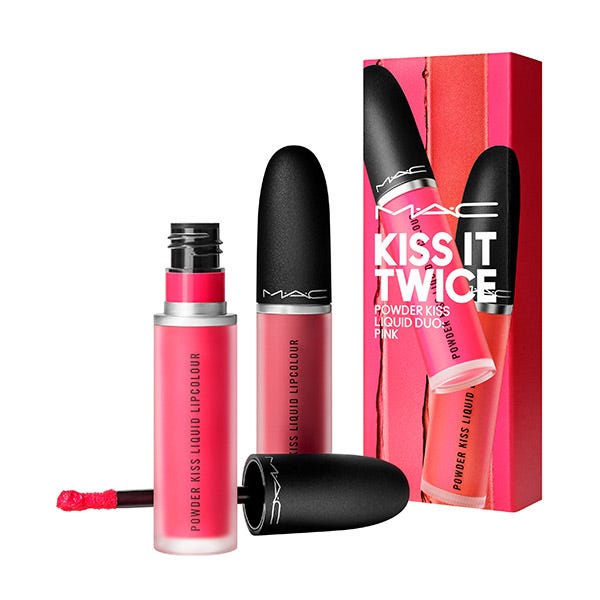 Kiss It Twice Κιτ Πούδρας σε Υγρό Διπλό