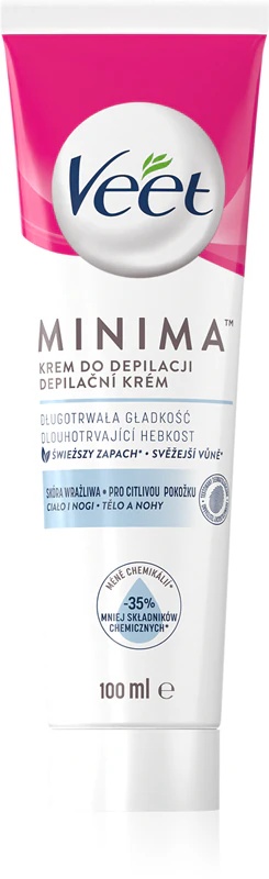 Veet Minima krema za odstranjevanje dlak za občutljivo kožo