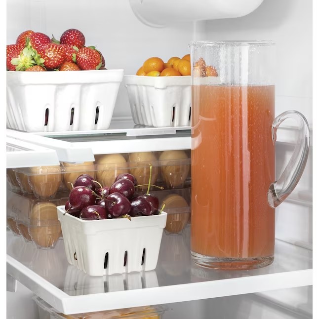 GE French-Door-Kühlschrank (765 Liter) mit Eiswürfelbereiter (fingerabdruckresistenter Edelstahl) ENERGY STAR
