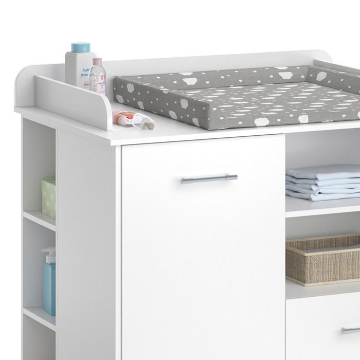 Commode à langer Lea 113x100cm Blanc Vicco 36850