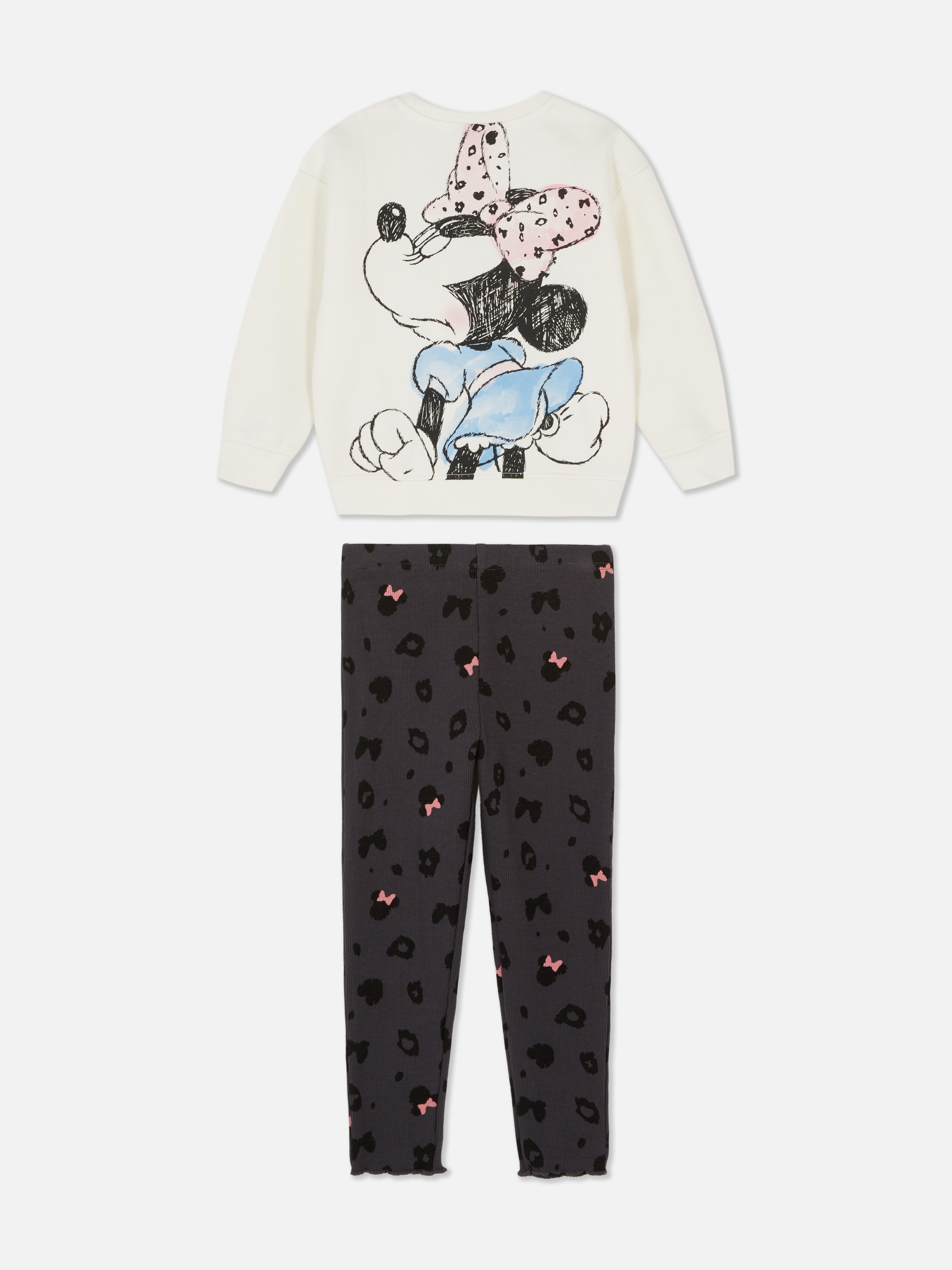 Set de hanorac și colanți Disney Minnie Mouse. Un hanorac și colanți imprimați cu Minnie Mouse de la Disney.