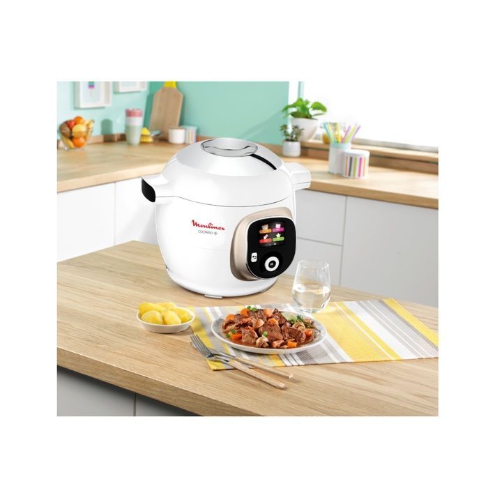 MOULINEX Cookeo+ Multicooker Wit en Vorm 180 Recepten YY5412FB