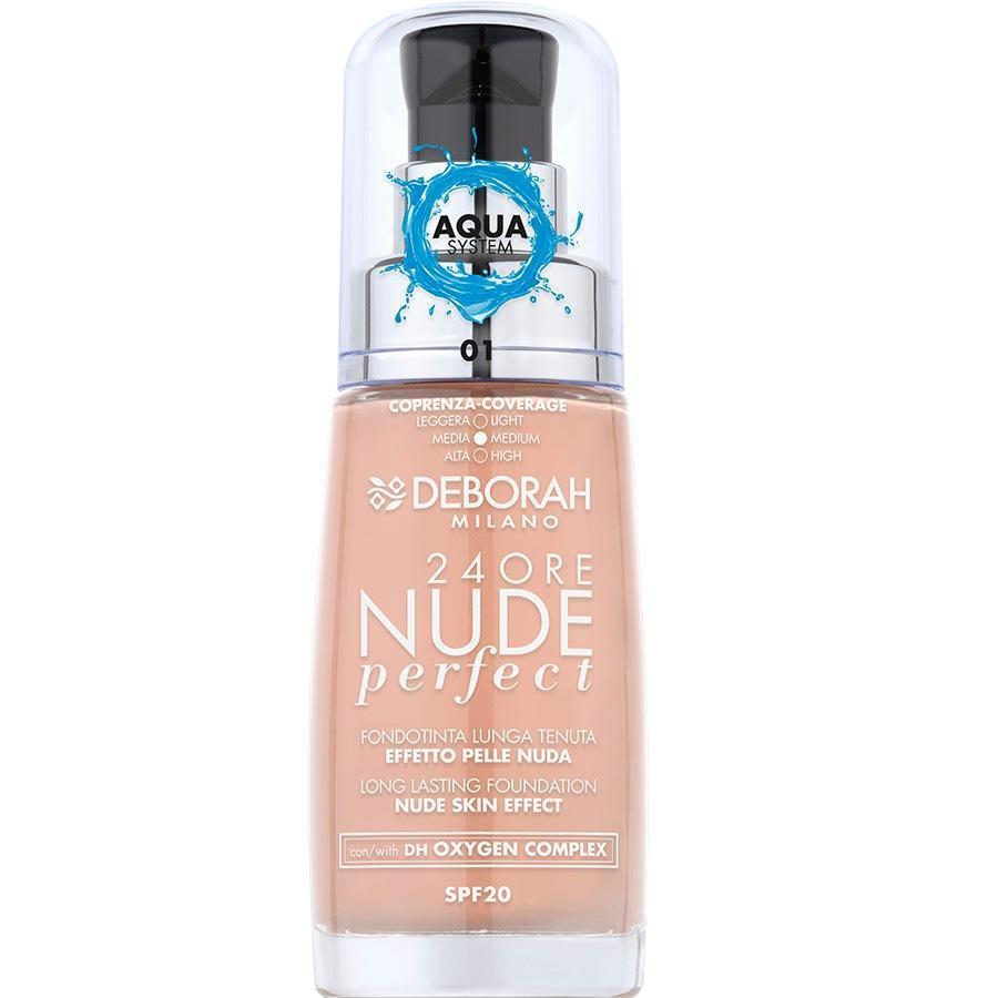 Deborah Milano tonālais krēms 24Ore Nude Perfect - 30 ml