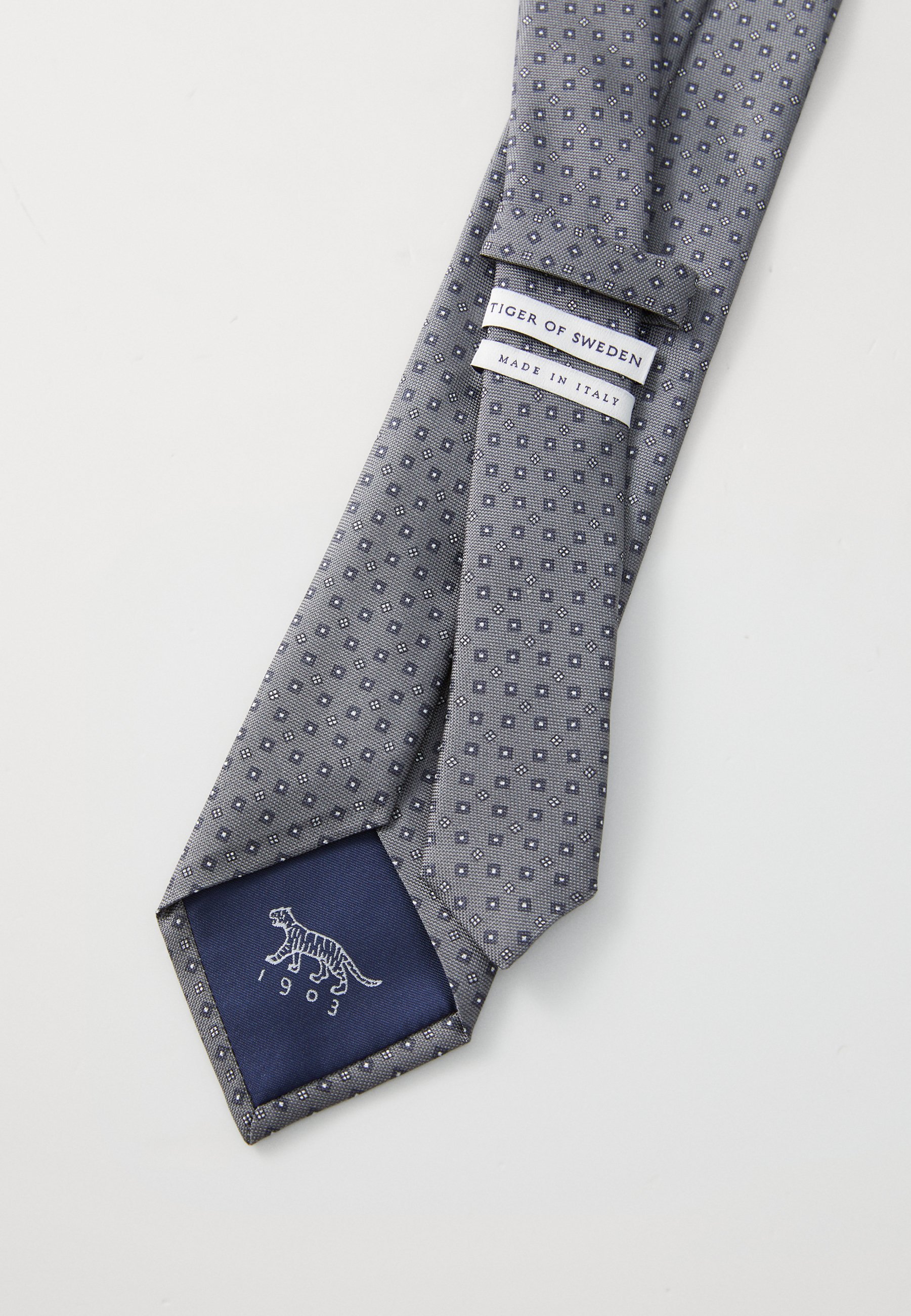 Cravate Tiger of Sweden SEPTA - grise/lilas