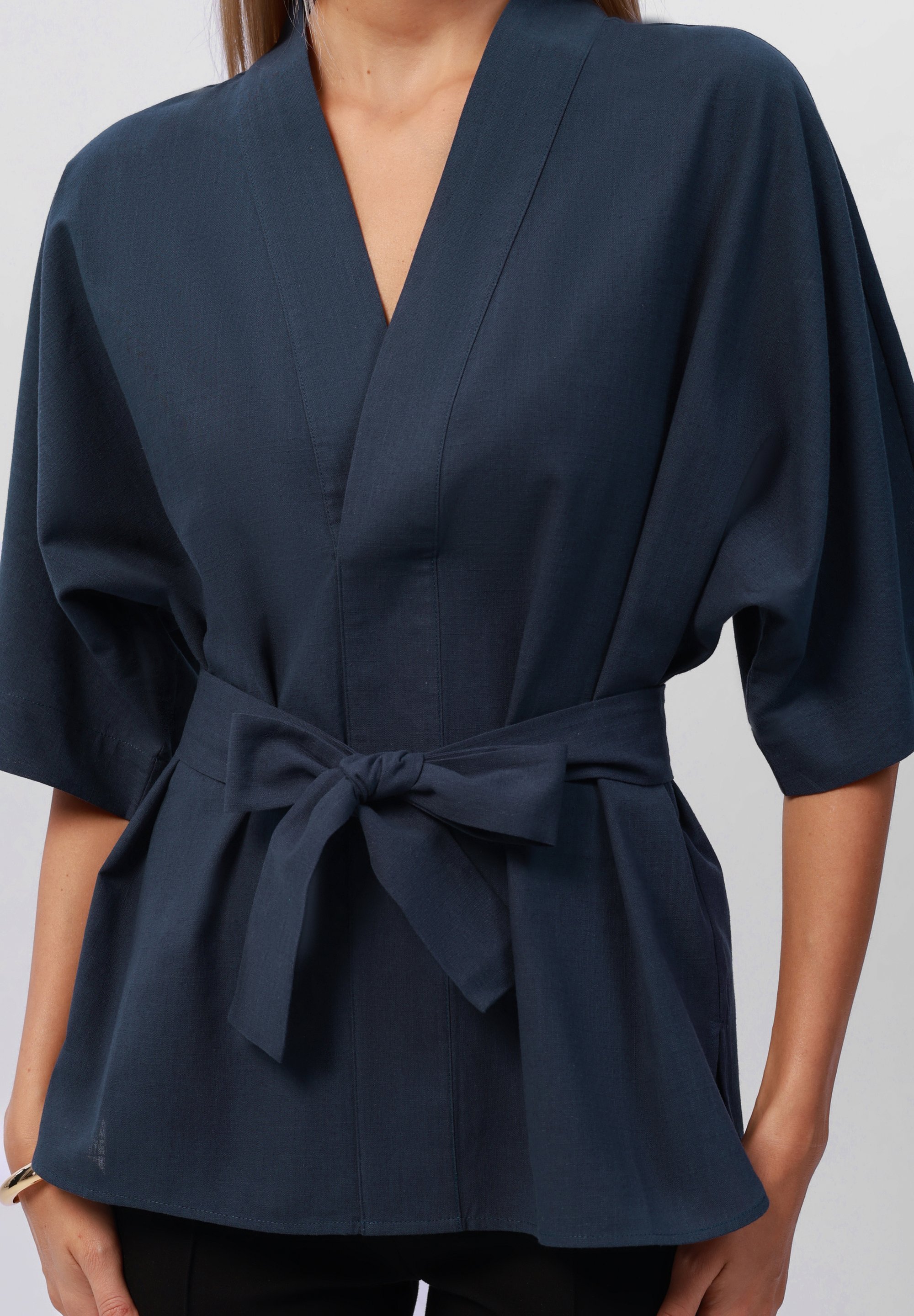 Anna Field blouse - marineblauw