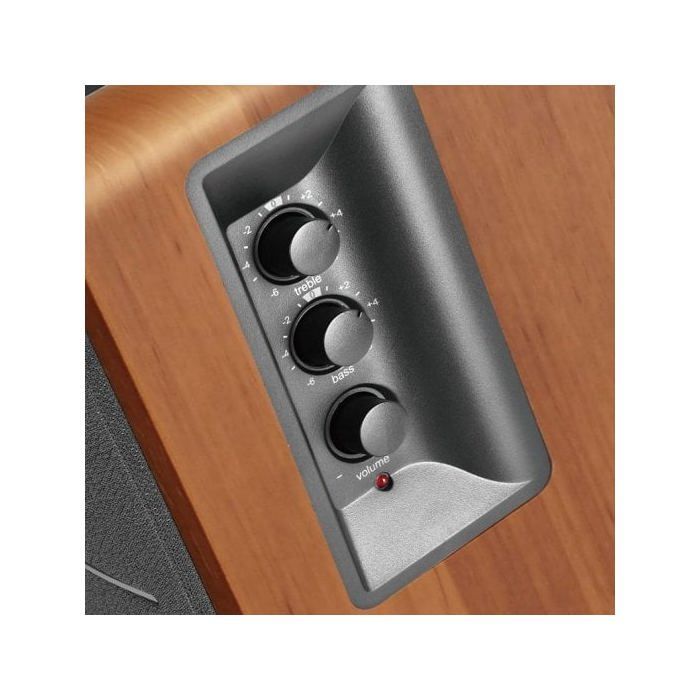 Enceintes Actives - Edifier - R1280Ts - Sortie Subwoofer - Couleur Marron - Filaire