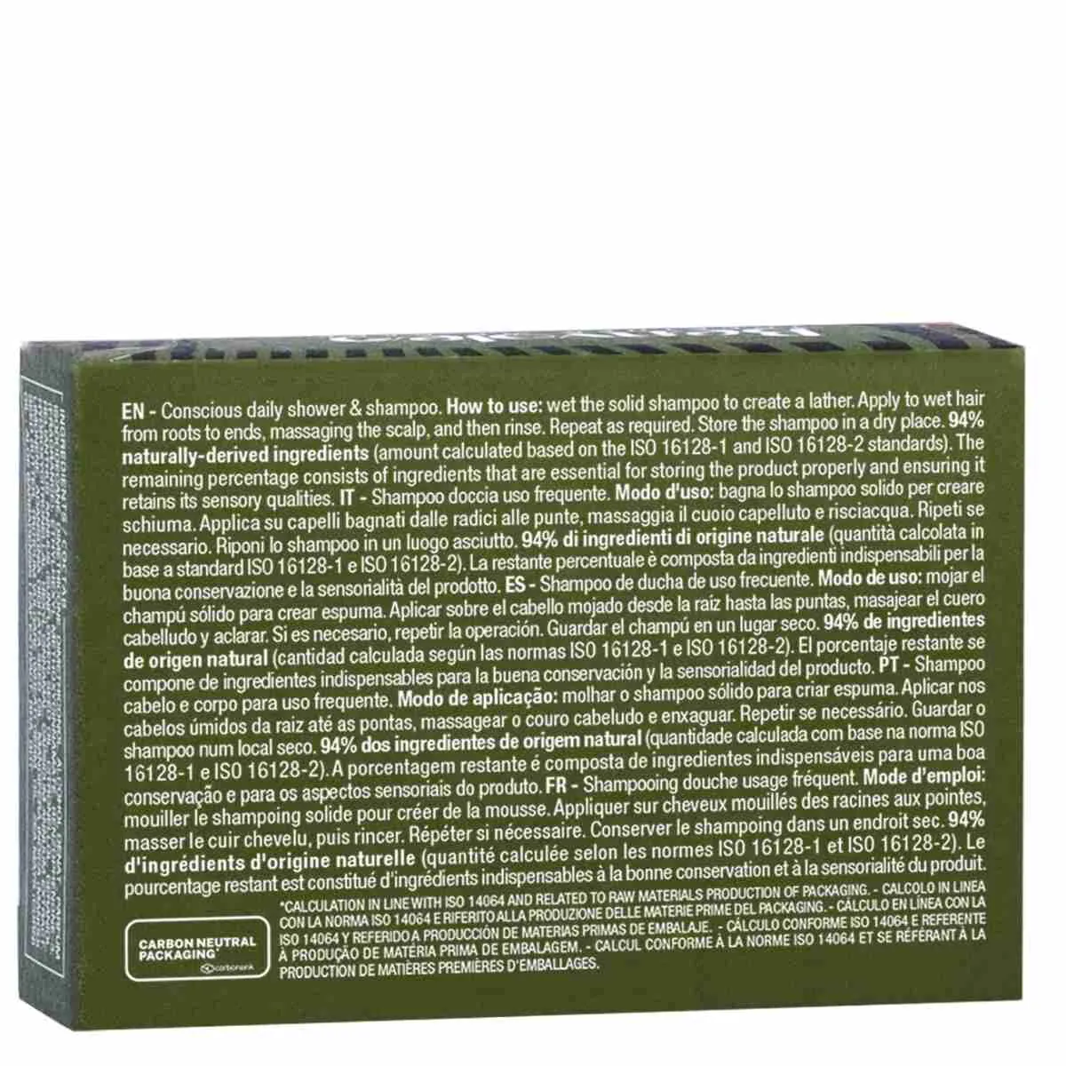 Alfaparf Milano Benvoleo Conscious Daily Shower & Shampoo Bar Mydło i szampon w kostce