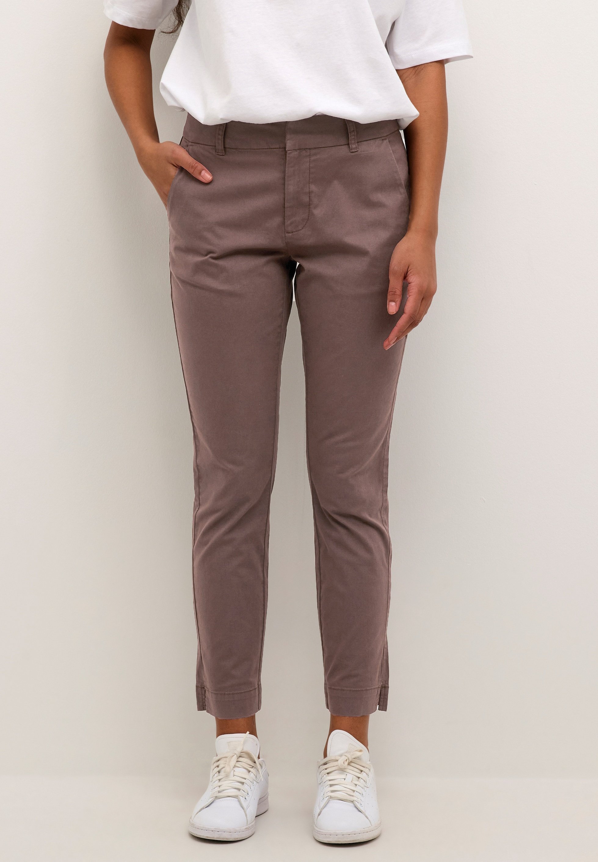 Pantalon Kaffe - marron foncé