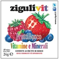 ZIGULÌ Zigulì Vit Berries 40 vitamine- en mineralenballetjes