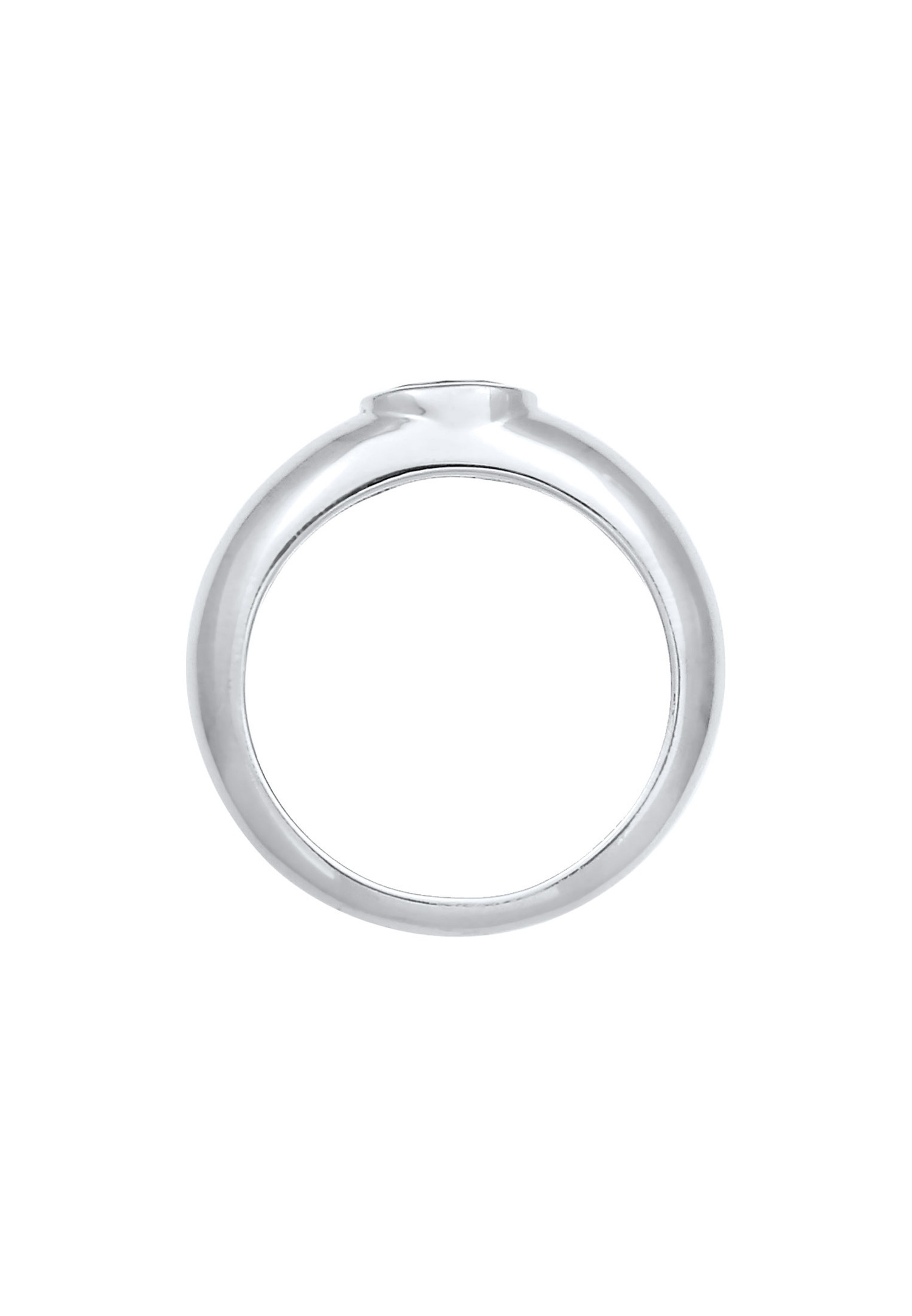 Elli Bague pour femme Solitaire vert ovale avec cristal de zirconium en argent sterling 925 plaqué or