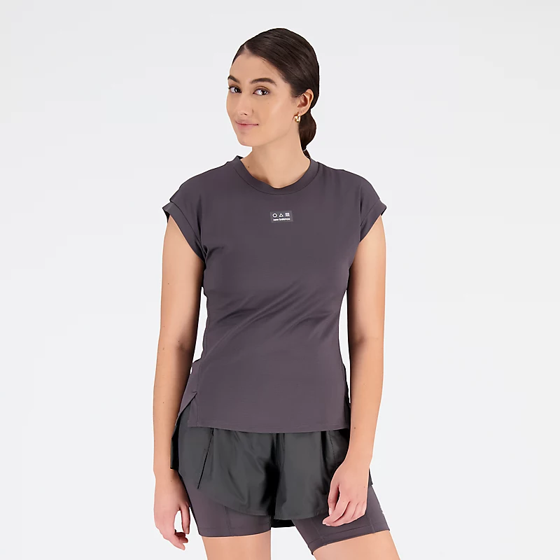 Impact Run AT N-Vent T-shirt met korte mouwen voor dames – BLACKTOP