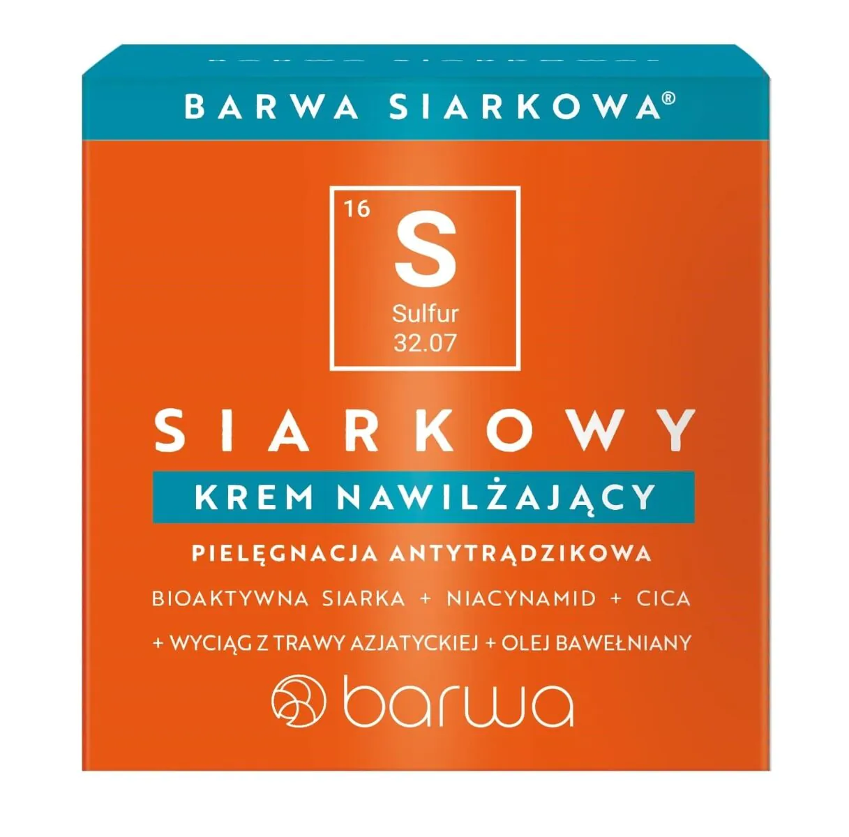 Barwa Siarkowa Siarkowy Krem nawilżający